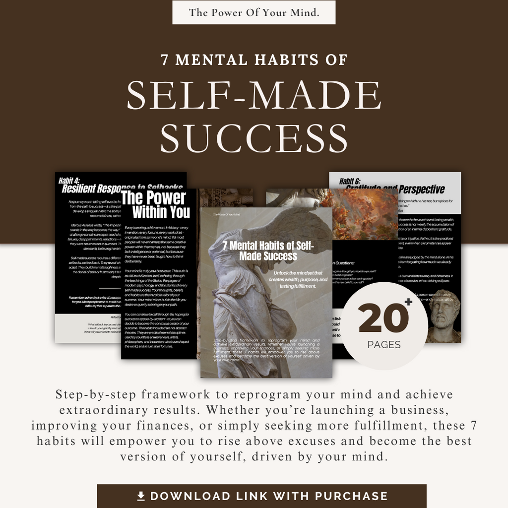 The 7 Mental Habits Of Self-Made Success.