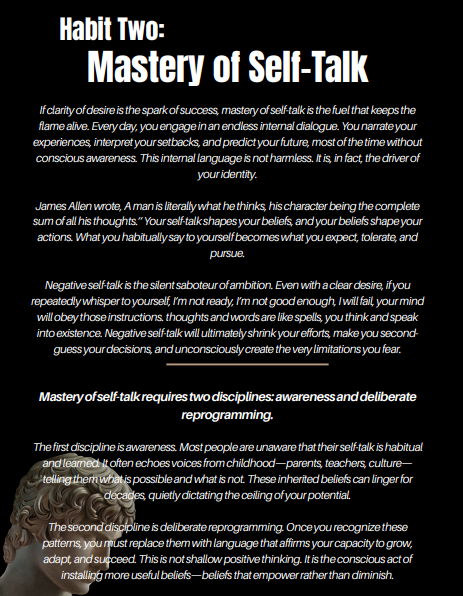 The 7 Mental Habits Of Self-Made Success.